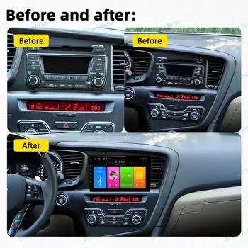 Автомобильное радио для Kia K5 Optima 2011 - 2015 2 Din Автомобильный Android Мультимедийный Плеер Wifi GPS Навигация Carplay Сенсорный Экран Авторадио