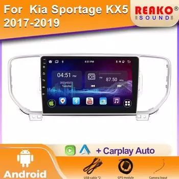 Автомобильное радио для KIA Sportage 4 2016 2017 2018 2019 Беспроводная Carplay Android Auto Мультимедиа Qualcomm Car Stereo 4G Wifi 4 core 1GB+32GB carplay