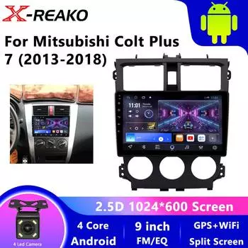 Автомобильное радио для Mitsubishi Colt Plus 2013-2018 Мультимедийный видеоплеер Навигация GPS Carplay Стерео Ресивер Reorder 1GB+32GB carplay
