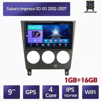 Автомобильное радио для Subaru Impreza GD GG 2002-2007 Авторадио Android GPS-навигация Мультимедийный плеер 1 + 16 ГБ 1+16GB