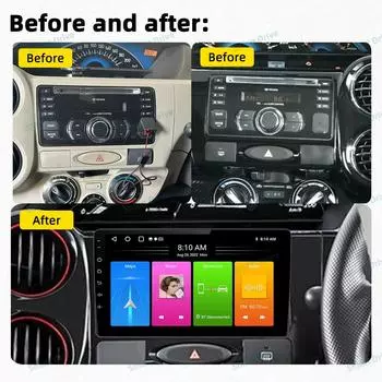 Автомобильное радио для Toyota Etios 2011 - 2021 2 Din Android Мультимедиа Стерео Carplay GPS Навигация 4G WIFI Видео Автомагнитола Головное Устройство