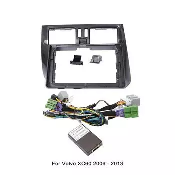 Автомобильное радио для Volvo XC60 2008 - 2013 LHD Android 2 Din стерео монтажная рамка лицевая панель рамка комплект 9 inch