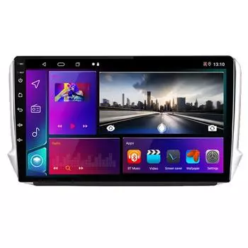 Автомобильное радио Icreative 2 Din для Peugeot 2008 208, мультимедийная система 2012-2018, GPS-навигация, Android-авторадио, WIFI, FM Carplay