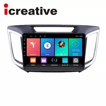 Автомобильное радио Icreative Android для Hyundai Creta IX25 2015-2018 2 Din мультимедийный плеер навигация GPS Carplay стерео 2Din авто