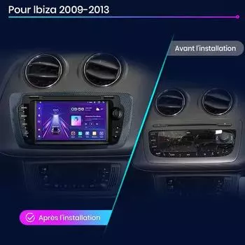 Автомобильное радио LANGJING PX9 Plus для Seat Ibiza 6J 2009 -2013, беспроводное CarPlay, Android, интеллектуальные автомобильные системы, нет 2 din, 2din DVD