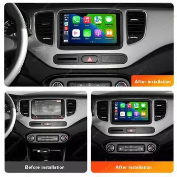 Автомобильное радио Navifly Android 13 для Kia Carens RP 3 III 2013-2019, мультимедийный видеоплеер, GPS, стерео, беспроводная система Carplay, автомобильные системы