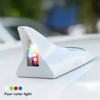 Автомобильное радио Shark Fin Автомобильная антенна Shark, радио FM-сигнал, дизайн для всех автомобильных антенн, запасные части для внешнего оформления автомобиля чёрный