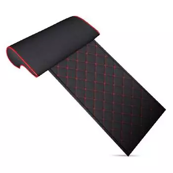 Автомобильное сиденье, кожаная подушка для ног, поддерживающий удлинительный коврик, мягкая кожаная подушка для ног, наколенник с памятью, универсальный