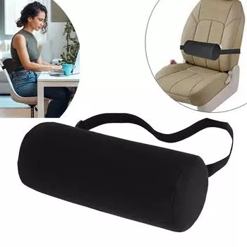 Автомобильное сиденье Масляный цилиндр Подушка для поясницы Подушка для офисного кресла Защитная спинка для поясницы Снятие усталости в пояснице Поддержка поясницы с роликами