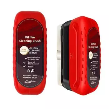 Автомобильное стекло Глянцевый Мощный очиститель лобового стекла автомобиля Удаляет масляную пленку Очиститель для автомобильных стекол Удаляет грязь Щетка для чистки автомобиля A красный