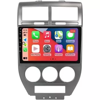 Автомобильное стерео радио Android 12 для Jeep Compass 1 MK 2006-2010 Navi GPS 2Din мультимедийный проигрыватель Viedo головное устройство CarPlay 4-core 1+32CP