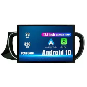 Автомобильное стереонавигационное головное устройство с Android-радио 13,1 дюйма, мультимедийный плеер, GPS для Kia Pegas 2017-2020 13.1 оранжевый