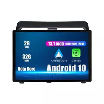 Автомобильное стереонавигационное головное устройство с Android-радио 13,1 дюйма, мультимедийный плеер, GPS для Toyota Prado 2018-2020 13.1 оранжевый