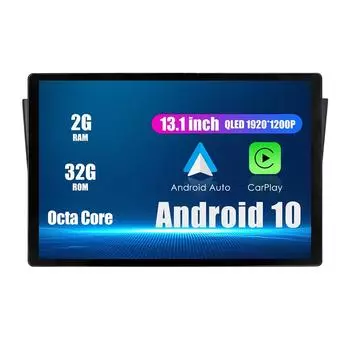 Автомобильное стереонавигационное головное устройство с Android-радио 13,1 дюйма, мультимедийный плеер, GPS для Hyudai Ix25 Creta 2020 13.1 оранжевый