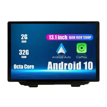 Автомобильное стереонавигационное головное устройство с Android-радио 13,1 дюйма, мультимедийный плеер, GPS для Jeep Wrangler 2018-2020 13.1 оранжевый