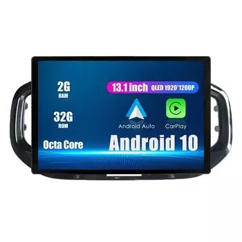 Автомобильное стереонавигационное головное устройство с Android-радио 13,1 дюйма, мультимедийный плеер GPS для Kia Kx1 2018-2020 13.1 оранжевый