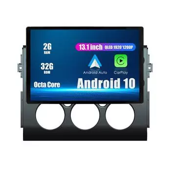 Автомобильное стереонавигационное головное устройство с Android-радио 13,1 дюйма, мультимедийный плеер, GPS для Toyota Fj Cruiser 2006-2020 13.1 оранжевый