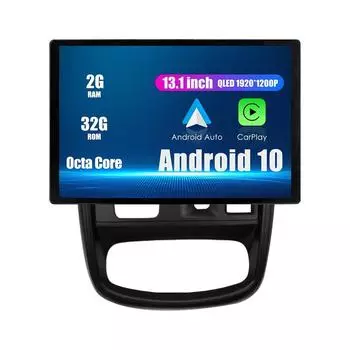 Автомобильное стереонавигационное головное устройство с Android-радио 13,1 дюйма, мультимедийный плеер с GPS для Renault Duster 2012 13.1 оранжевый