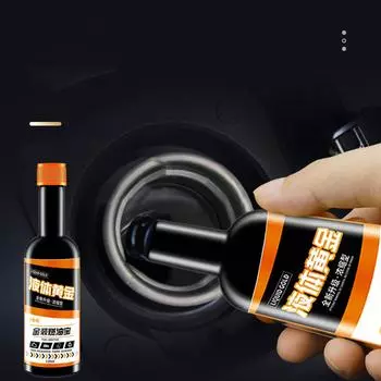 Автомобильное топливо Treasure Бензиновое топливо для транспортных средств Накопление углерода Чистое удаление углерода Повышение мощности Концентрация Средство для удаления углерода 120 мл One Size чёрный
