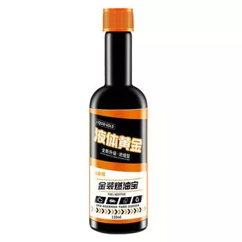 Автомобильное топливо Treasure Бензиновое топливо для транспортных средств Накопление углерода Чистое удаление углерода Повышение мощности Концентрация Средство для удаления углерода 120 мл One Size чёрный