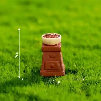 Автомобильное украшение Статуэтка животного Собака Кофейня Миниатюрные фигурки Милая кукла-собачка 11