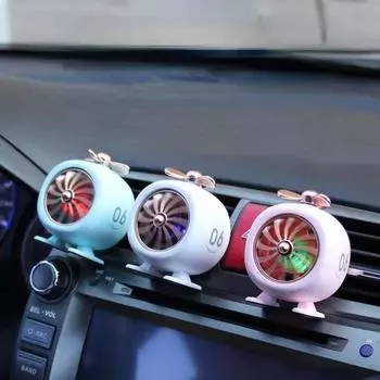 Автомобильное воздуховыпускное отверстие, автомобильные украшения для ароматерапии, стойкий аромат и дезодорант-бальзам, автомобильная атмосфера, лампа, украшения, украшения 8cm5.5cm7cm синий