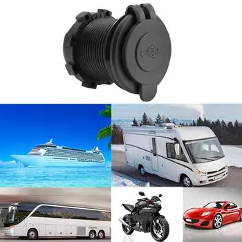 Автомобильное зарядное устройство Адаптер для быстрой зарядки Quick Charger 3.0 Адаптер для быстрой зарядки Двойное зарядное устройство USB 12 В Автомобильные детали Адаптер для быстрой зарядки