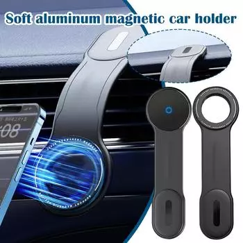 Автомобильное зарядное устройство Беспроводное автомобильное зарядное устройство Магнитная подставка в автомобиль Магниты для iPhone Сгибаемый держатель для сотового телефона
