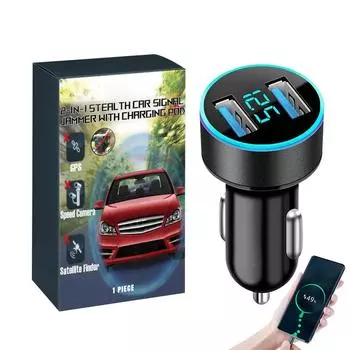 Автомобильное зарядное устройство, быстрое зарядное устройство, светодиодный адаптер, многофункциональное зарядное устройство с дисплеем напряжения для камеры сотового телефона CHINA