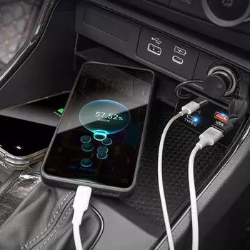 Автомобильное зарядное устройство для быстрой зарядки, док-станция для расширения для Honda CRV Haoying 23-24, аксессуары для модификации автомобиля