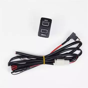 Автомобильное зарядное устройство для Honda старое двойное QC3.0 быстрая зарядка