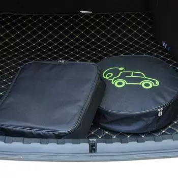 Автомобильное зарядное устройство для хранения, большая сумка, портативный Оксфорд, водонепроницаемая новая ткань, огнестойкая энергетическая техника Round