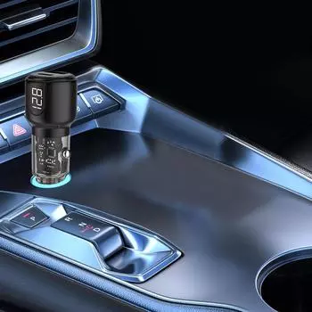 Автомобильное зарядное устройство для планшета, быстрая зарядка, USB C, зарядное устройство 75 Вт, прозрачное портативное автомобильное зарядное устройство PD 45 Вт, автоматическое зарядное устройство для мобильных телефонов