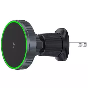Автомобильное зарядное устройство для телефона 15 14 13 Магнитная адсорбционная зарядная стойка Автомобильное крепление на вентиляционную решетку Беспроводная зарядная стойка