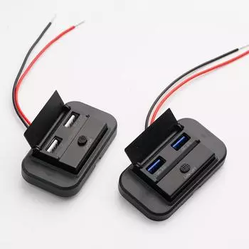 Автомобильное зарядное устройство USB 12 В/24 В, два порта USB, водонепроницаемый, пылезащитный, адаптер питания для быстрой зарядки большинства автомобилей, мотоциклов, лодок, автофургонов