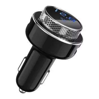 Автомобильное зарядное устройство USB BT 5.0 QC3.0 Hands-Free MP3-плеер Радио Автомобильное быстрое зарядное устройство Hands-Free беспроводной автомобильный комплект USB-зарядное устройство для быстрой зарядки