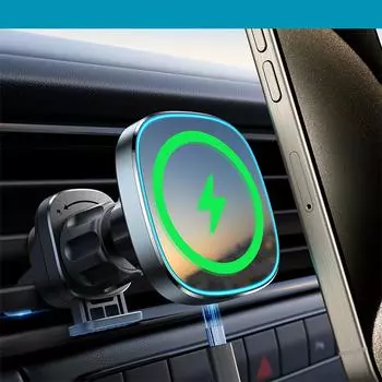 Автомобильное зарядное устройство, усовершенствованный смарт-чип, беспроводной автомобильный держатель для телефона, зарядное устройство на вентиляционное отверстие приборной панели, автомобильный держатель для телефона, универсальное зарядное устройство