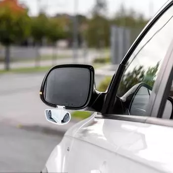 Автомобильное зеркало для слепых зон, автомобильные наружные аксессуары, вращающееся на 360 градусов, регулируемое клейкое стекло, выпуклые зеркала заднего вида для больших