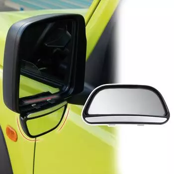 Автомобильное зеркало для слепых зон, дополнительное зеркало заднего вида для Jeep Wrangler TJ JK JL Gladiator JT для Suzuki Jimny 2019 2020 2021 2022 2023, аксессуары чёрный