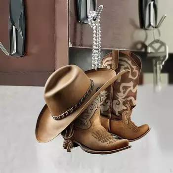 Автомобильное зеркало заднего вида, кулон, ковбойская девушка, ковбойская шляпа, висячий орнамент, подарок, западный декоративный дом