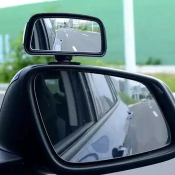 Автомобильное зеркало заднего вида, переднее и заднее колесо, вспомогательное зеркало заднего вида, слепая зона, широкоугольный, 360 градусов, большое поле обзора, hi чёрный