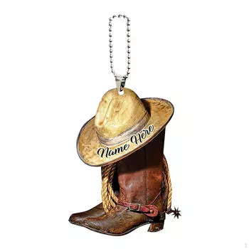 Автомобильное зеркало заднего вида, подвеска-шарм, западный орнамент, простая установка, автоматическое украшение интерьера