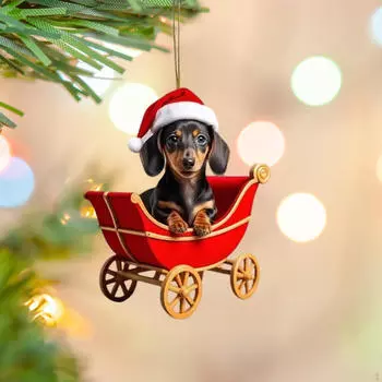 Автомобильное зеркало заднего вида подвеска собака украшение милый акриловый свисающий подарок аксессуары интерьер