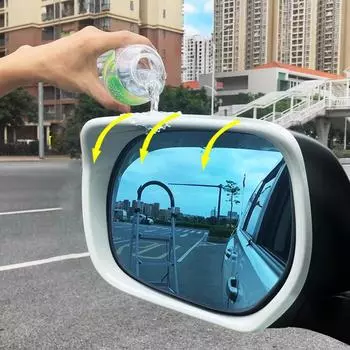 Автомобильное зеркало заднего вида Rain Eyebrow Modification Accessories для Toyota Land Cruiser Prado 150 200 FJ150 2010-2024 Дождевик белый