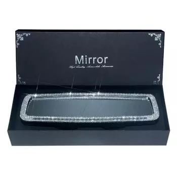 Автомобильное зеркало заднего вида с инкрустацией из бриллиантов Автомобильное зеркало заднего вида с инкрустацией из бриллиантов Креативное автомобильное зеркало заднего вида с инкрустацией из бриллиантов Автомобильный эндоскоп