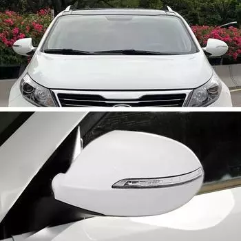 Автомобильное зеркало заднего вида с комплектом указателей поворота, электрическая регулировка зеркала заднего вида, подходит для Kia Sportage R 2011 2012 2013 2014 2015 2016 Left