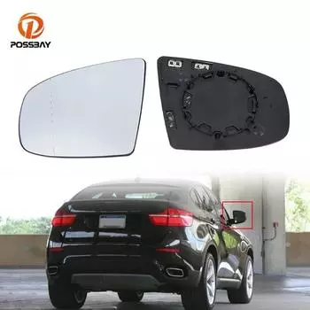 Автомобильное зеркало заднего вида, стекло с подогревом, прозрачные боковые аксессуары для BMW X5 X6 Series E70 E71 E72 2007 2008 2009 2010-2014
