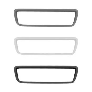 Автомобильное зеркало заднего вида защитный чехол силиконовая рамка защитный чехол защита экрана аксессуары для Tesla Model 3/Y видимый белый