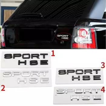 Автомобильные 3D спортивные наклейки с надписью HSE и наклейки для Range Rover Evoque, спортивный автомобиль, задний багажник, эмблема, значок, наклейки 3