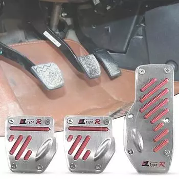 Автомобильные аксессуары, 1 комплект, модифицированная педаль тормоза, универсальная ножная педаль, дроссельная педаль, инструменты для ремонта тормозной платформы A красный